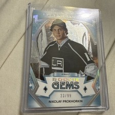 2019-20 Black Diamond Rookie Gems Spectrum /99 Nikolai Prokhorkin Nikolay Kings