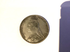1890 Queen Victoria Jubilee Head Silver Crown .925 Sterling Coin - 28g