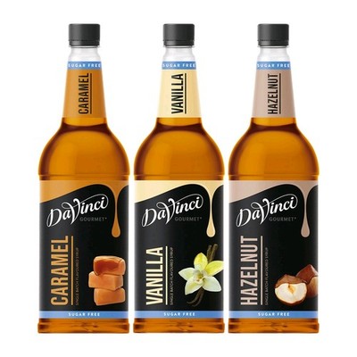 Da Vinci Gourmet Flavour Sirup Light 1x1L nach Wahl, Kaffeesirup ohne Zucker,UK