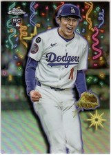 Roki Sasaki 2025 Topps Chrome Update Celebracion SP Case Hit LA Dodgers 🔥RC