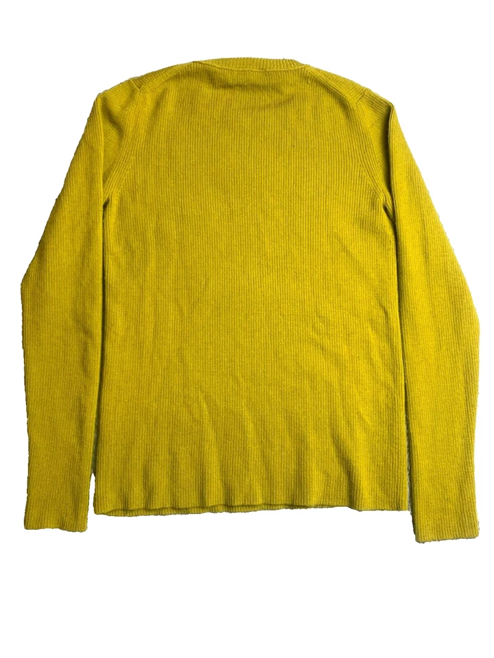 Suéter J Crew Junior Medio Lana Mostaza Nylon Elastizado Prendas Exteriores Pullover Niñas Foto 4 de 4