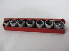 Indestro 350 1/4" Hex Drive Socket Set Vintage Used