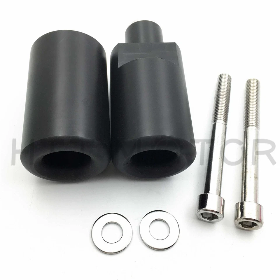 For 2004-2005 Suzuki GSXR600 GSXR750 GSXR 600 750 BLACK FRAME SLIDERS - Image 3 of 4