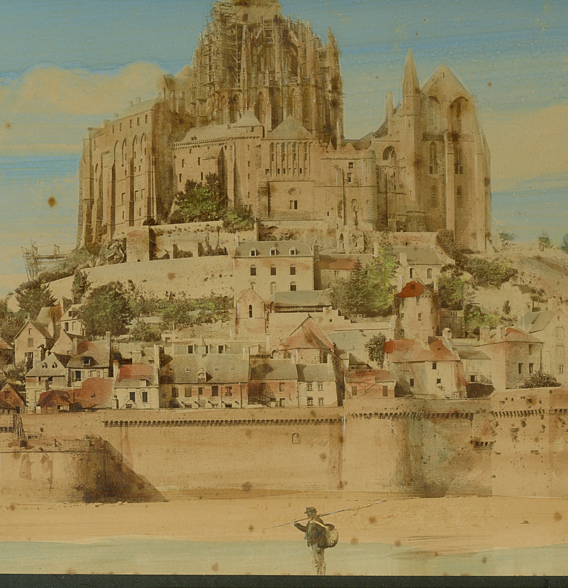 Photo Neurdein Tirage Albuminé Original Saint Malo Vers 1880