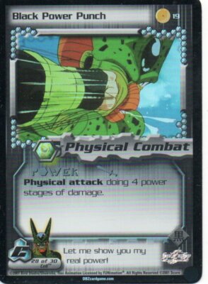 Dragonball Z CCG - Black Power Punch #19 Foil