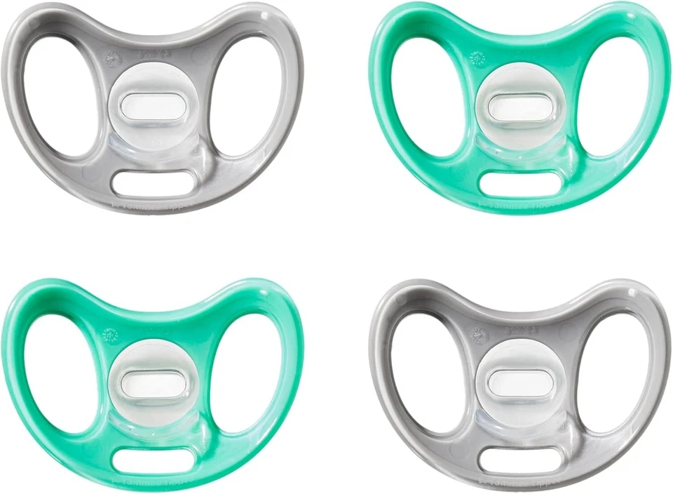 Tommee Tippee 4x Advanced Sensitive 0-6m Skin Soother, Unique Shield for Less