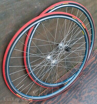 Vintage Campagnolo C Record 700c Road Bike WHEELS Mavic Vintage Campagnolo C Record 700c Road Bike WHEELS Mavic