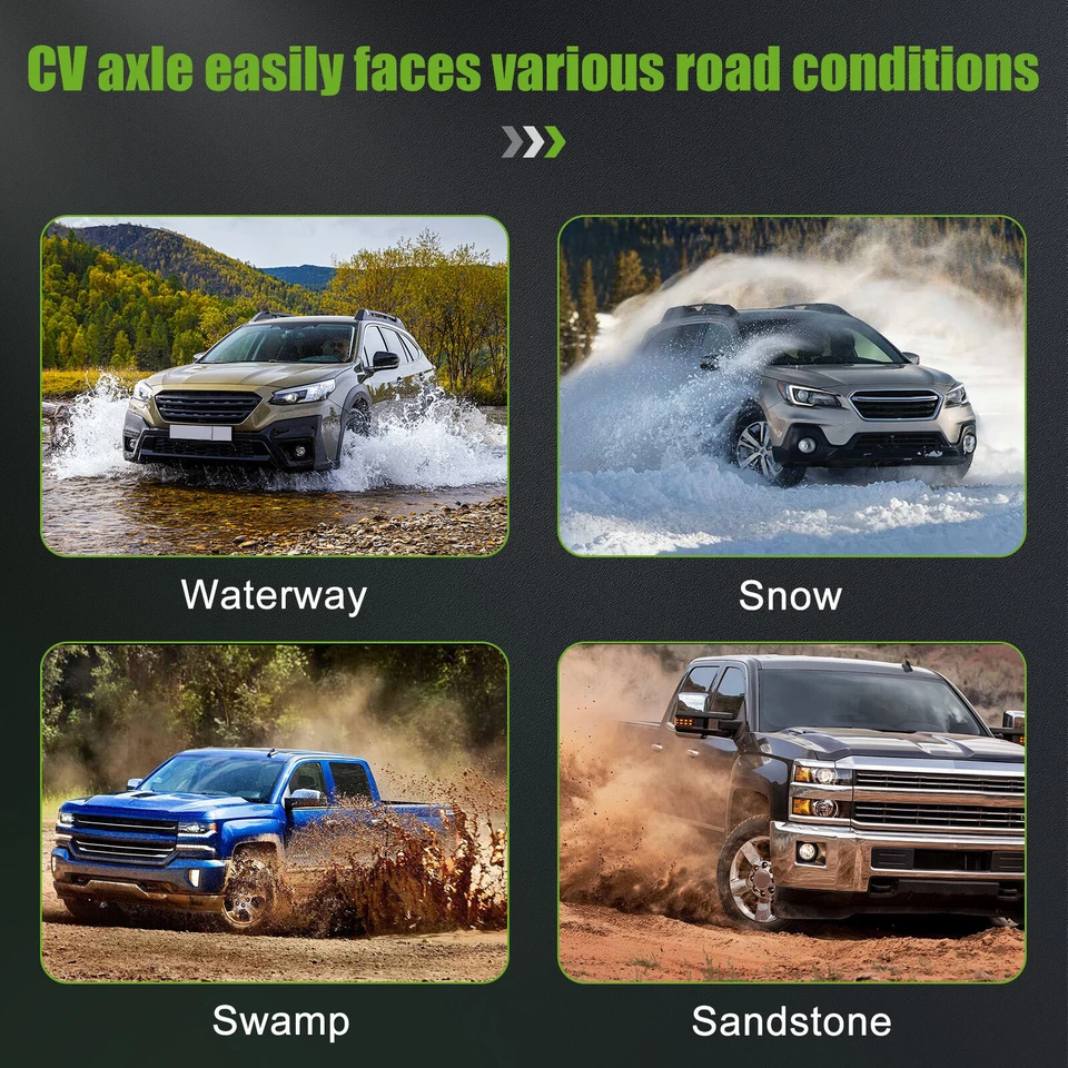 2x Conjunto de eje delantero CV para Chevrolet Sonic 2012-2017 Foto 3 de 4