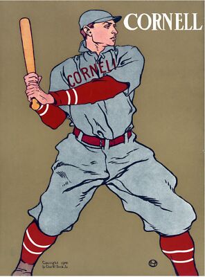 5896 Cornell baseball Sport Poster.Interior design.Decoration Art.Designer Decor
