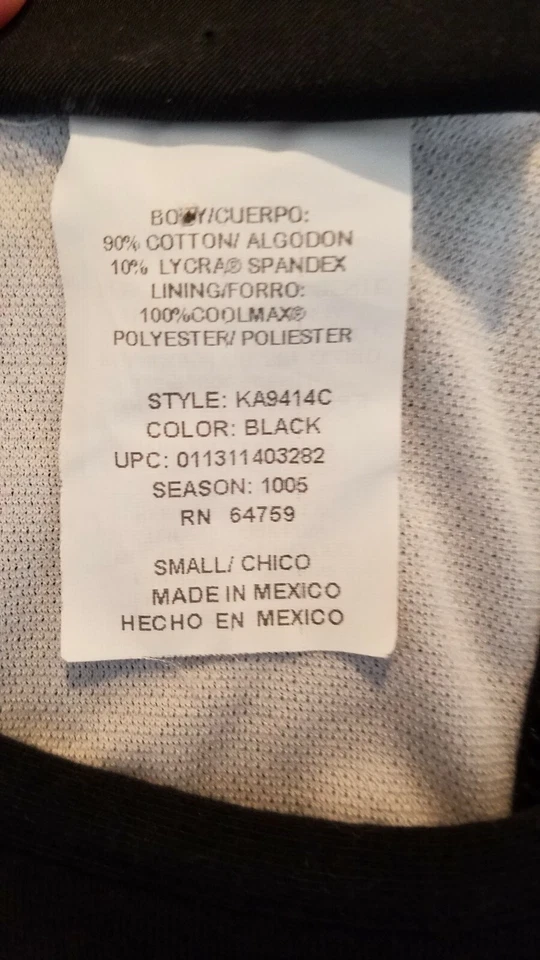 Camiseta sin mangas Athletech espalda deportiva elástica ropa deportiva yoga negra entrenamiento mujeres pequeña Foto 4 de 4