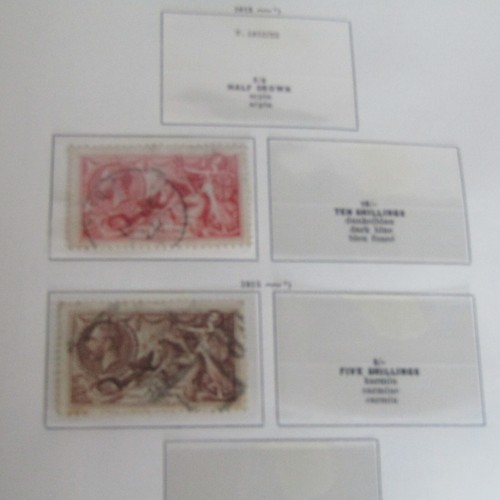 Schaubek Stamp Album Great Britain From 1840 Inc 1840 Two Penny Blue Stamp - Picture 10 of 24