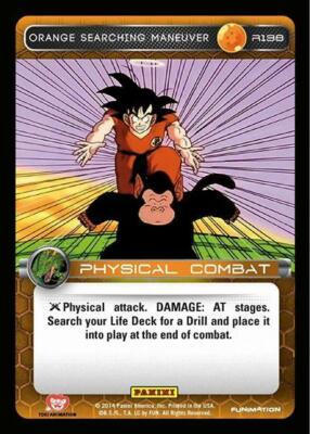 DBZ Dragon Ball Z TCG Card Panini Premiere R138 Orange Searching