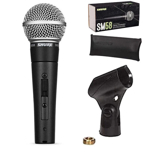 SHURE SM58S DYNAMISCHES GESANGSMIKROFON MIT AN-/AUSSCHALTER NEU - Bild 2 von 11