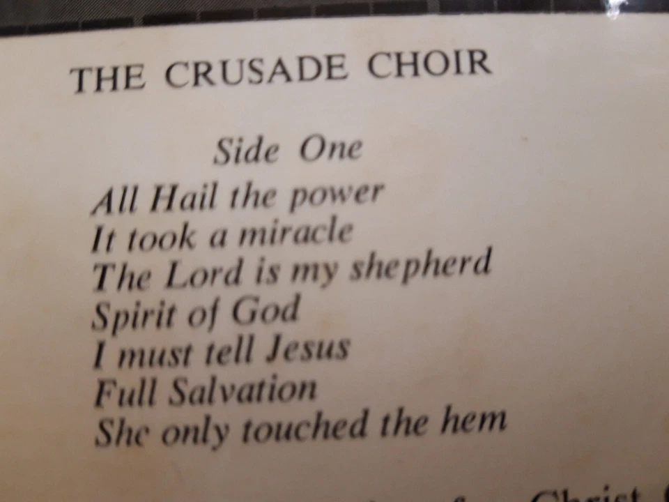 CROYDON FOR CHRIST CRUSADE  Various  10" LP  UK  Choral  Gospel   Private press - Image 3 of 4