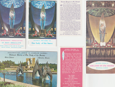 Lot Religious Pamphlets & Map National Shrine Our Lady of the Snows IMMAC Mary