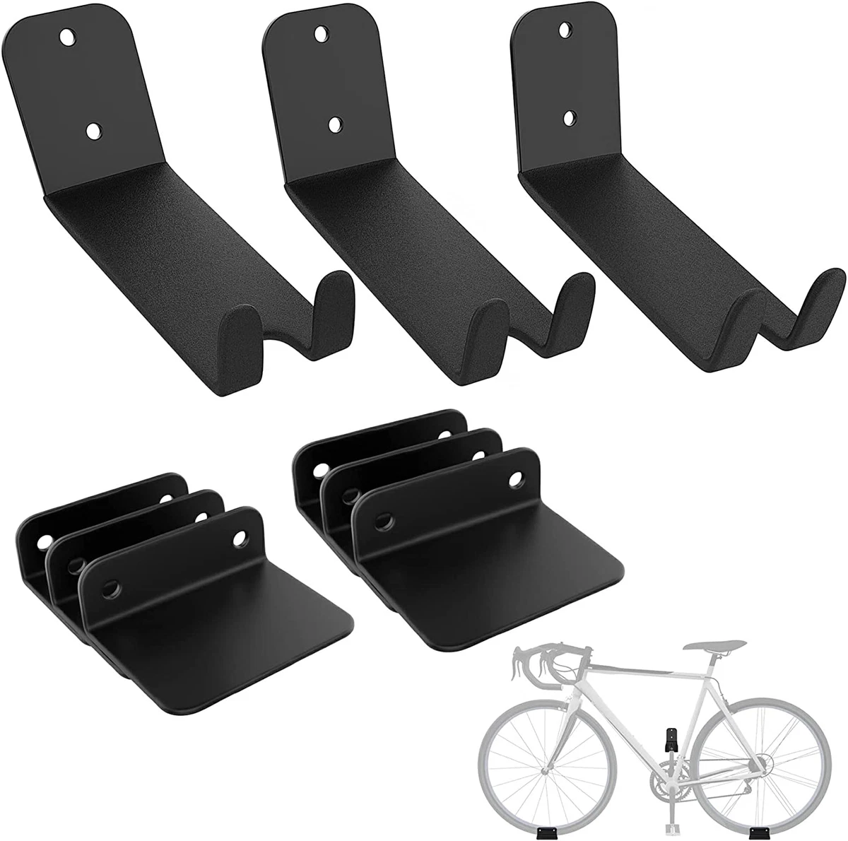 Bike Wall Mount Horizontal — Bike Pedal Wall Hanger