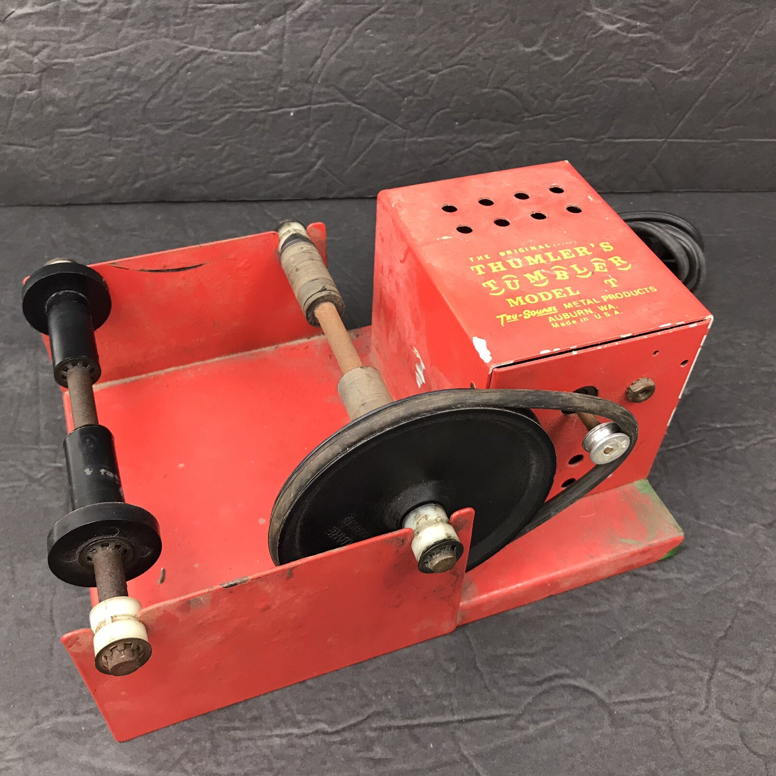 Thumlers Tumbler Model T Rock Polisher True Square Metal Products With