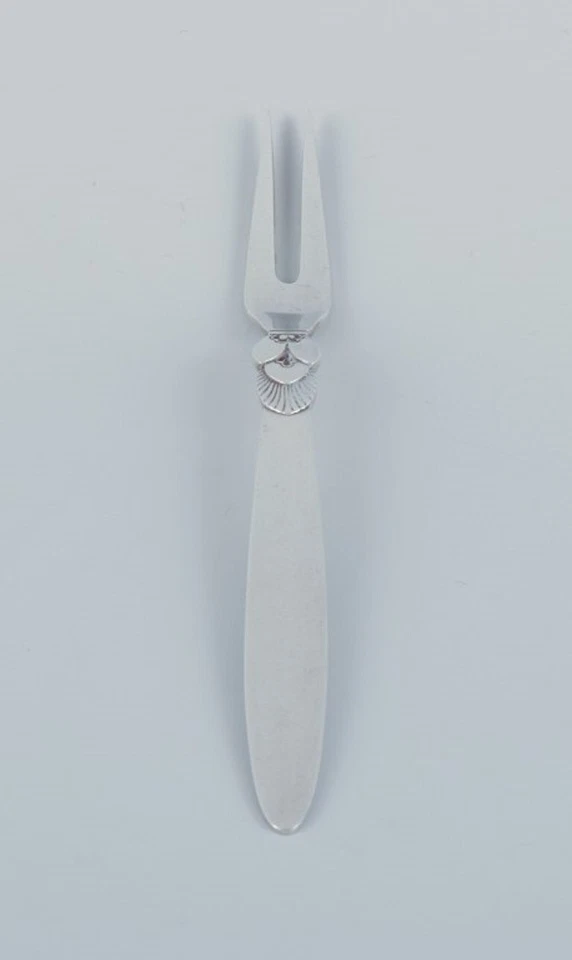 Georg Jensen, Cactus, dos tenedores de aperitivo/tenedores de arenque de plata de ley. Foto 4 de 4