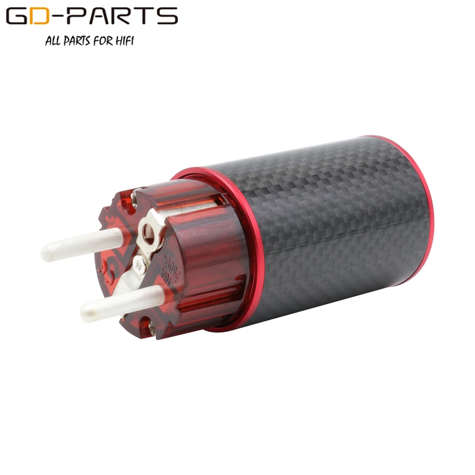 Viborg Solid Pure Silver EU Power Plug Mains AC Shucko Power Connector 250V 16A - Image 2 of 4