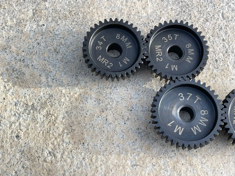 8mm Mod 1.0 Pinion Gears 34-37T SPEED GEARS RATED TO 200+ MPH!! - Image 2 of 3