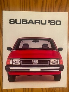 1980 Subaru Sales Brochure - 4door Sedan, Hardtop, Station Wagon, Brat, & Hatch