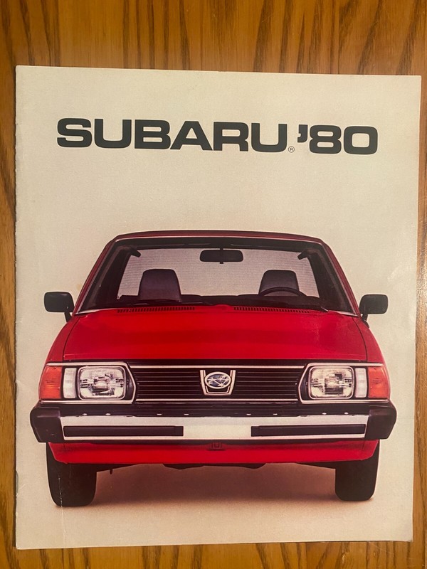 1980 Subaru Sales Brochure - 4door Sedan, Hardtop, Station Wagon, Brat, & Hatch