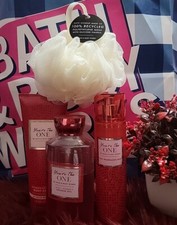 Bath Body Works YOU'RE THE ONE Mist Spray - Shower Gel- Body Cream Spnge4pc Set