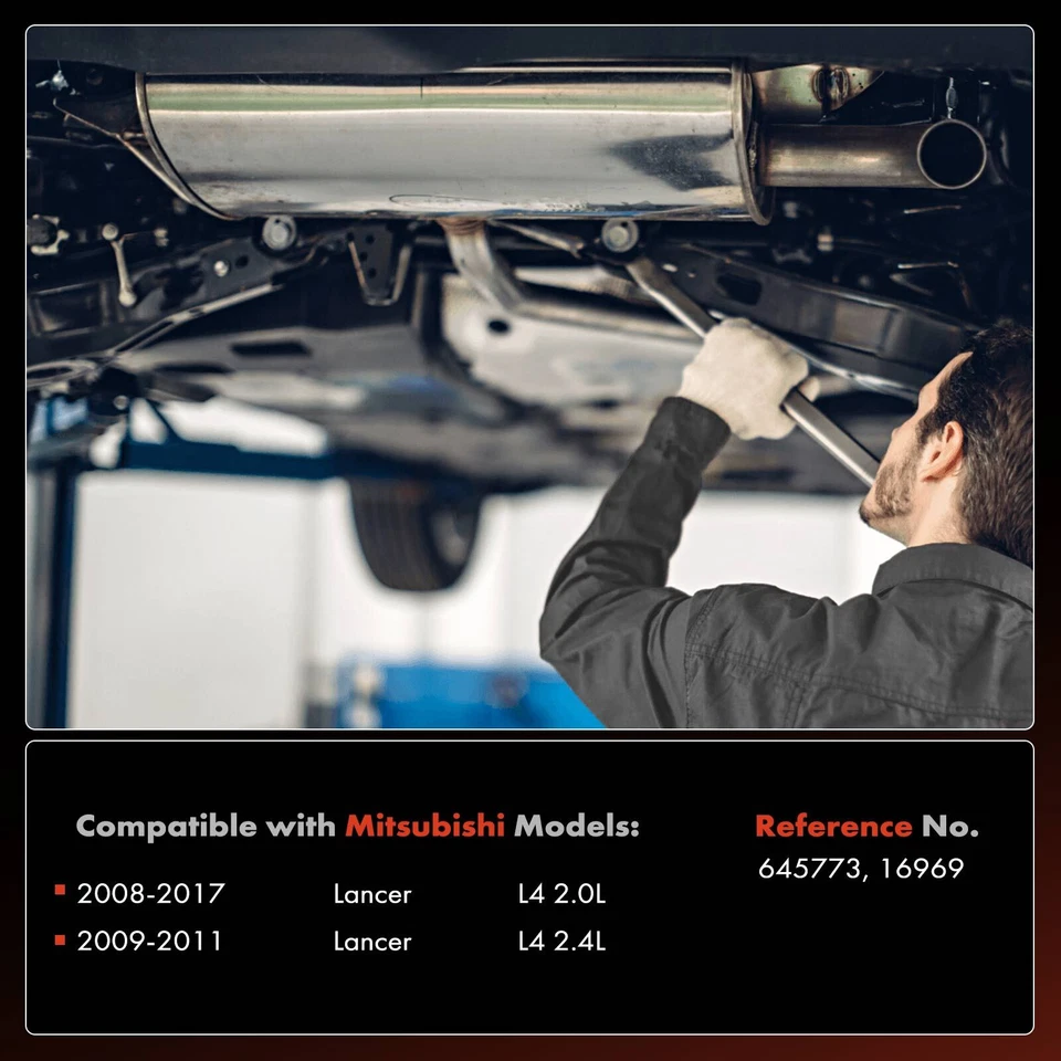 New Rear Side Catalytic Converter for Mitsubishi Lancer 2008-2017 L4 2.0L 2.4L - Image 2 of 4