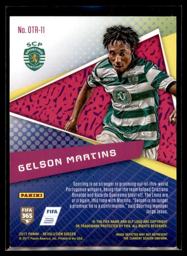 Panini Revolution Soccer on the Rise 2017 Gelson Martins - Sporting CP - Imagen 2 de 2