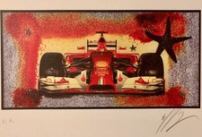 OMAR RONDA - "Ferrari Frozen Forever" - Serigrafia originale pubblicata