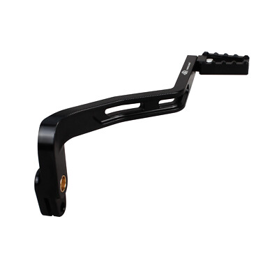 Black Brake Shift Lever With Footpeg for Harley 17-before Dyna With Mid Controls
