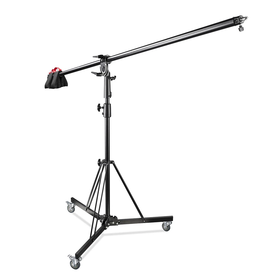 Walimex pro Galgenstativ Rollstativ Filmset Stativ 140-450cm Kamera Foto Tripod - Bild 2 von 4
