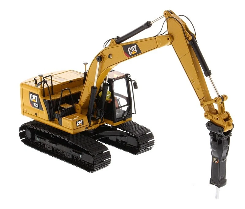 Diecast Masters Caterpillar 323 Next Gen Excavator with work Tools 1:50 85657 - Image 3 of 4