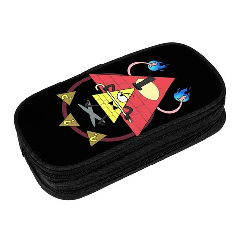 Astuccio portamatite Bill Cipher Gravitys Falls merch astuccio portamatite cancelleria trucco sacchetti - Foto 12 di 18