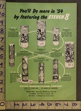 1954 PIXIE BUILD STIXS KALEIDOSCOPE ST LOUIS CRAFT MASTER DETROIT 2pg TOY ADTT72