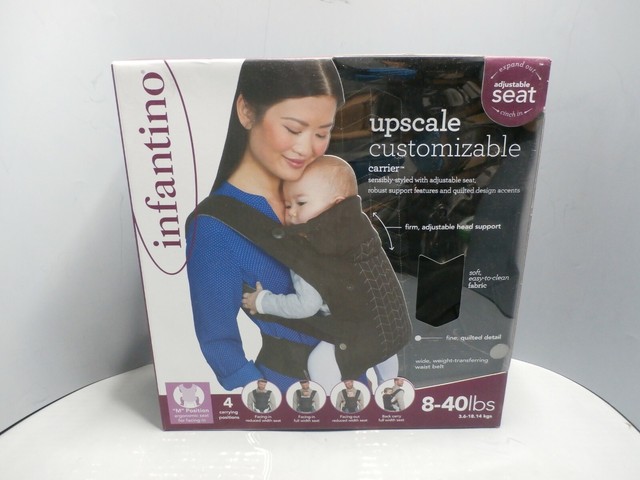infantino upscale customizable baby carrier