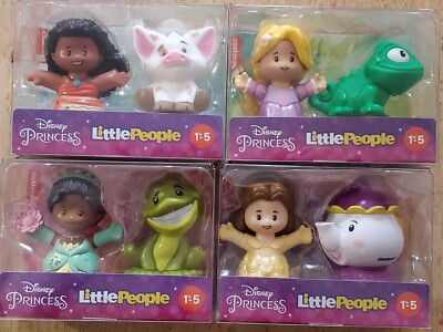 NEW Little People Disney Princess & Friend sets - Moana Belle Tiana Rapunzel