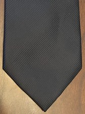 Geoffrey Beene Black Hand Made 100 Polyester Men  s Neck Tie Made In China