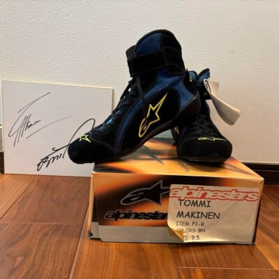 Alpinestars Racing Shoes Tommi Makinen Model with Bonus Autograph