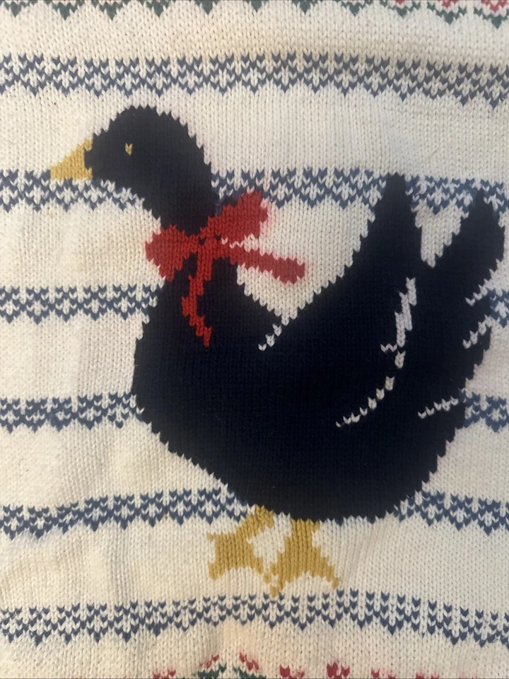 Suéter Pullover Eddie Bauer Vintage Country Duck Talla Pequeña Para Mujer’s Foto 4 de 4