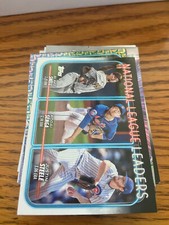 2024 Topps National League Leaders ERA (Snell / Senga / Steele) #212