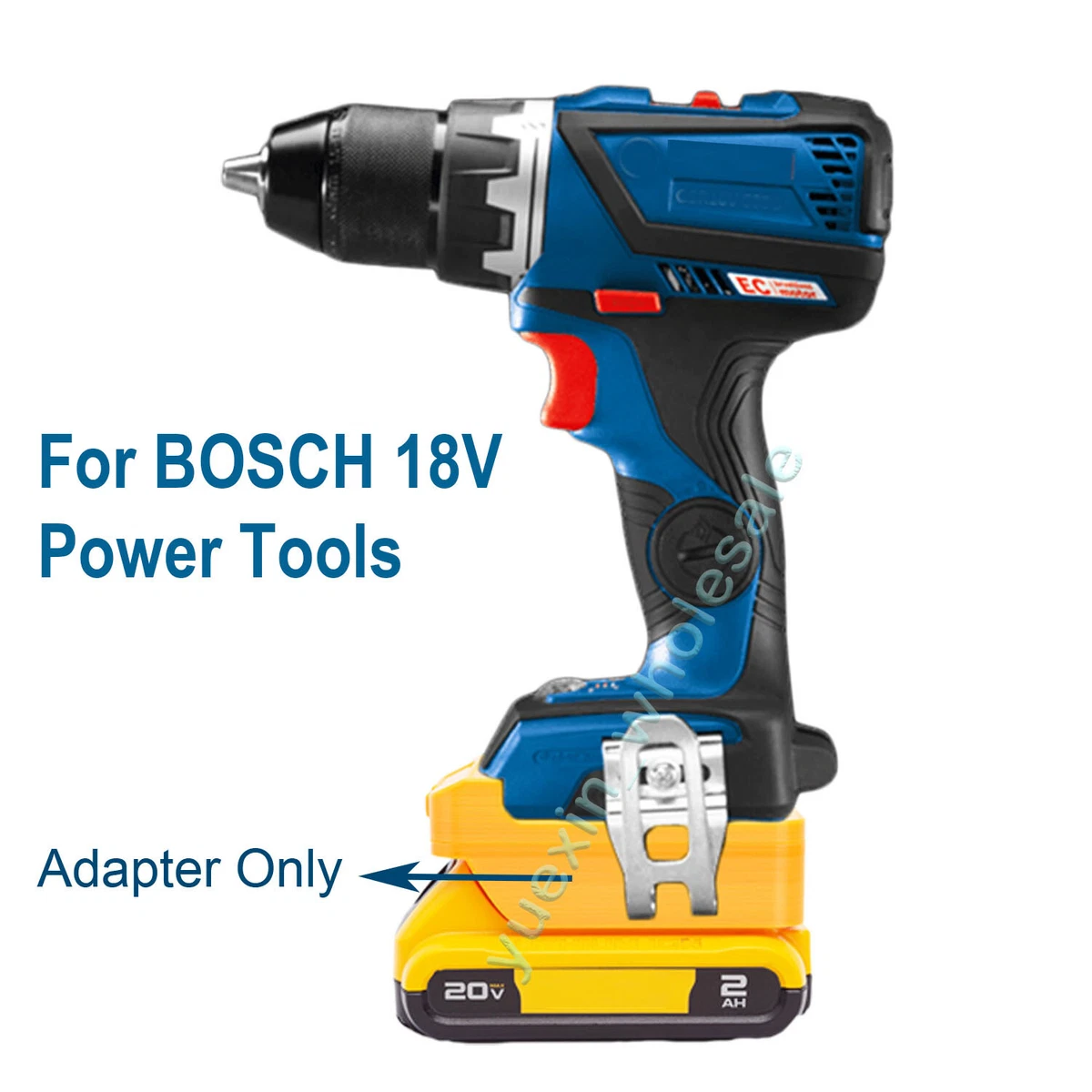 For Dewalt 20V Battery Adapter Convert to for Bosch bat 18V Li ion