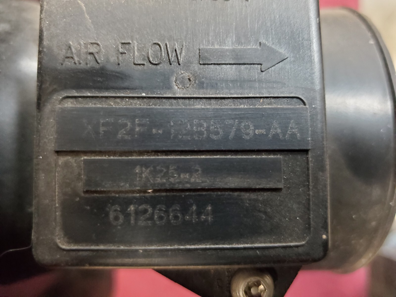 Aston Martin DB7 Vantage Left Air Cleaner Assy. OEM Used w/Mass Air Flow Sensor