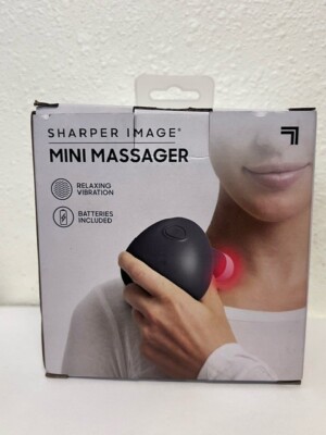 Sharper Image Mini Massager, Relaxing Vibration - Glow Nodes