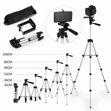 1P Professional Camera Tripod Stand Phone Holder For Smartphone iPhone Samsung
