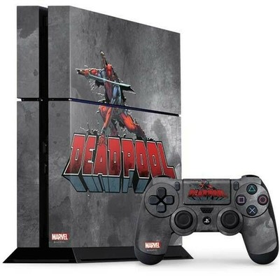Marvel Deadpool Unsheathed PS4 Bundle Skin By Skinit NEW