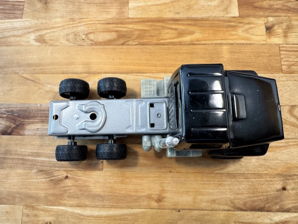 Camión cisterna Texaco vintage acero prensado / años 80 / 1/27 20" largo / cabina negra Foto 4 de 4