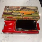 New ListingVintage Bandai Boxed Tin Friction 333 Custom Ranch Wagon In Box