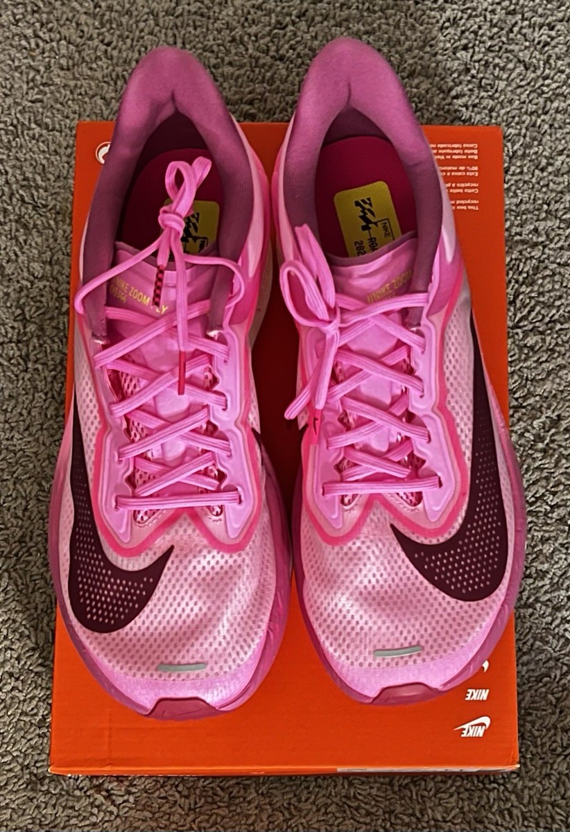 Size 11.5 - Nike Zoom Fly 6 Pink Spell Crimston Tint W for sale
