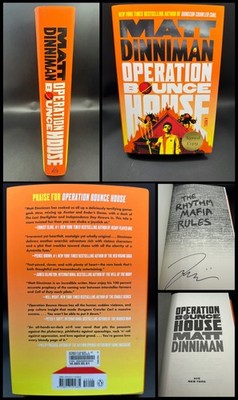 Matt Dinniman SIGNED BOOK Operation Bounce House 1ST EDITION Hardcover ~ IN HAND
